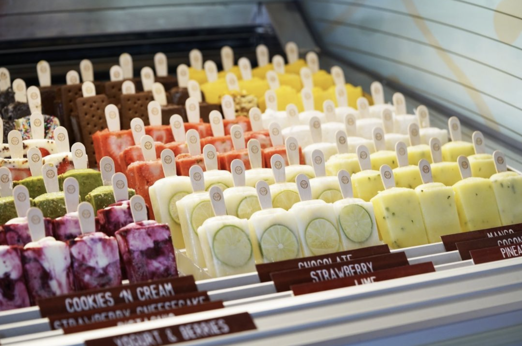 Morelia Gourmet Paletas in Downtown Boca Raton Royal Palm Place